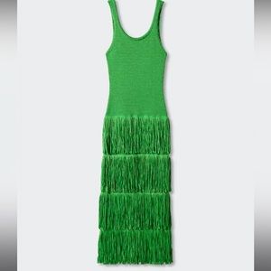Simon Miller Mango Fringe Green Dress